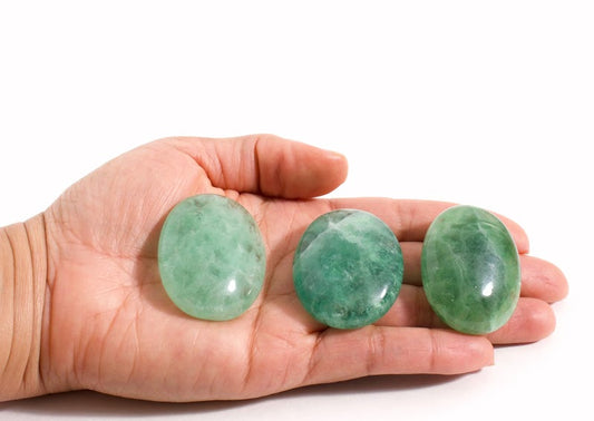 Green Fluorite Pillow Stone