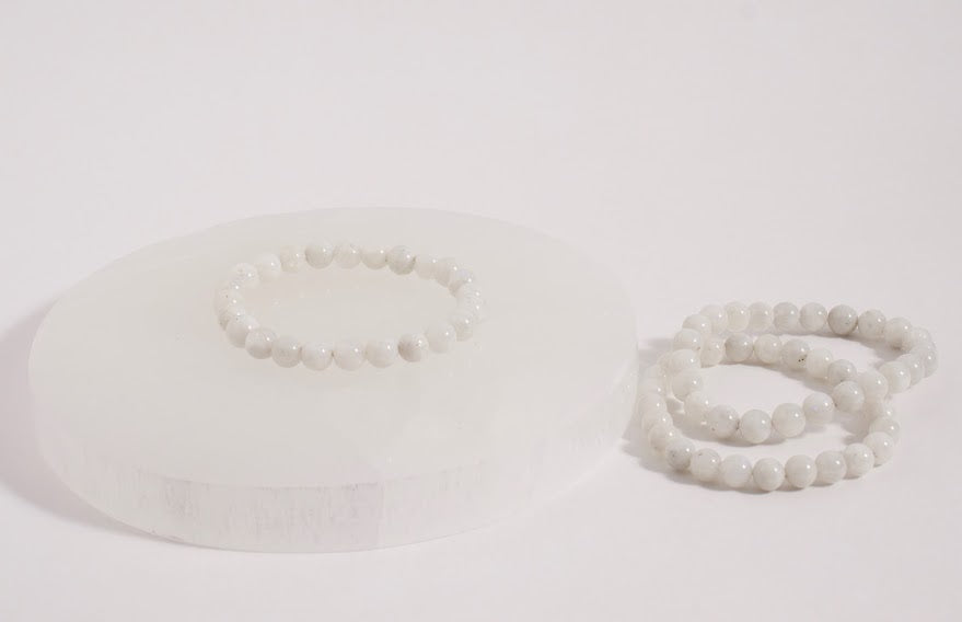 Rainbow Moonstone Bracelet – Awareness. New Beginning. Growth.