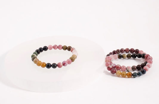 Watermelon Tourmaline Bracelet – Calm. Joy. Harmony.