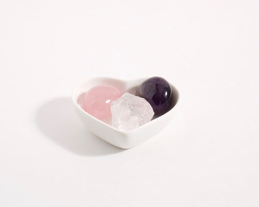 Love – Heart Bowl & Crystal Set