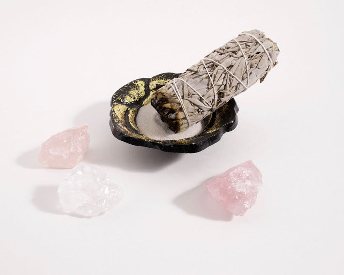 Golden Rose Incense Burner