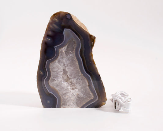 Agate Geode Table Lamp
