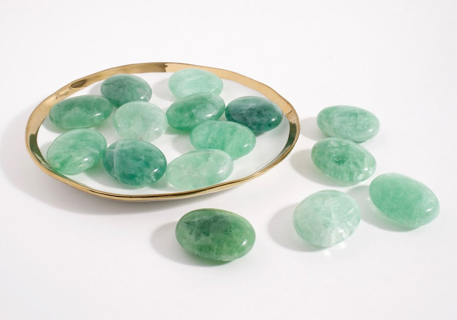 Green Fluorite Pillow Stone