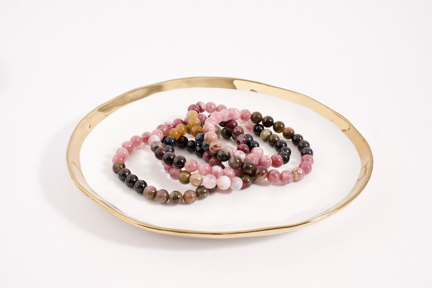 Watermelon Tourmaline Bracelet – Calm. Joy. Harmony.