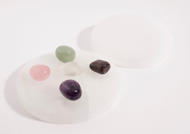 Selenite Charging Plate – Flat Round Large