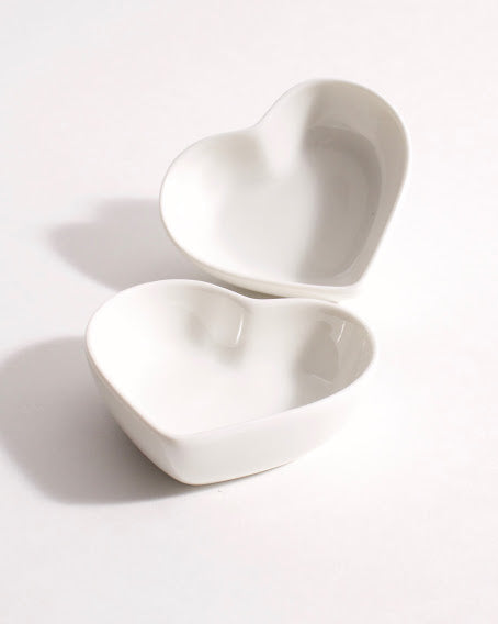 Heart-Shaped Ceramic Trinket Dish