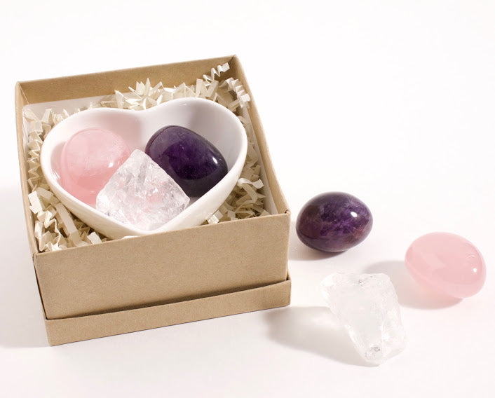 Love – Heart Bowl & Crystal Set