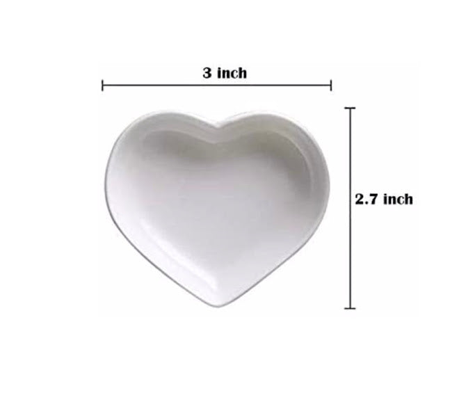 Heart-Shaped Ceramic Trinket Dish
