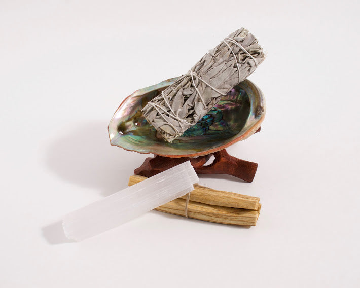 Smudging Set – Medium Abalone Shell