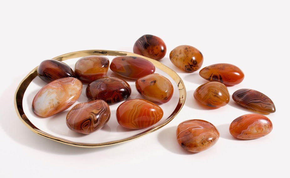 Red Lace Agate Gallet